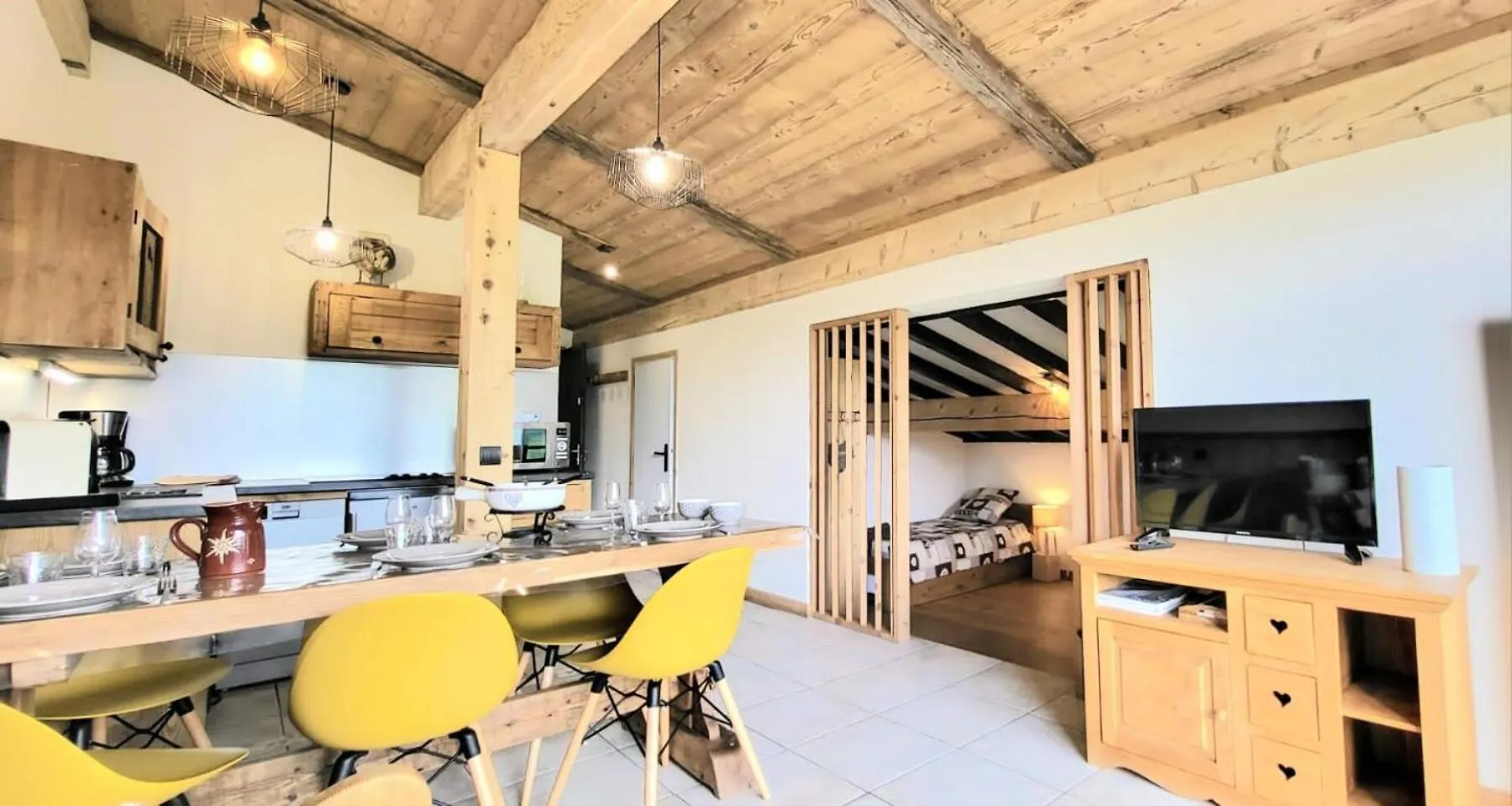 Residence Les Chardons - Appartement Calme Avec Des Vues Superbes, A Proximite Des Pistes De Ski Et Des Randonnees. Mae-2854 Notre-Dame-de-Bellecombe 0*,  França